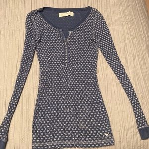 Abercrombie long sleeve shirt size large
